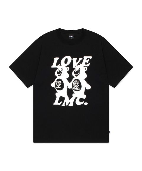 Tシャツ・カットソー LMC ACID WASHED DOODLE LOGO TEE dark pink 0LM45STS192DPK LMC