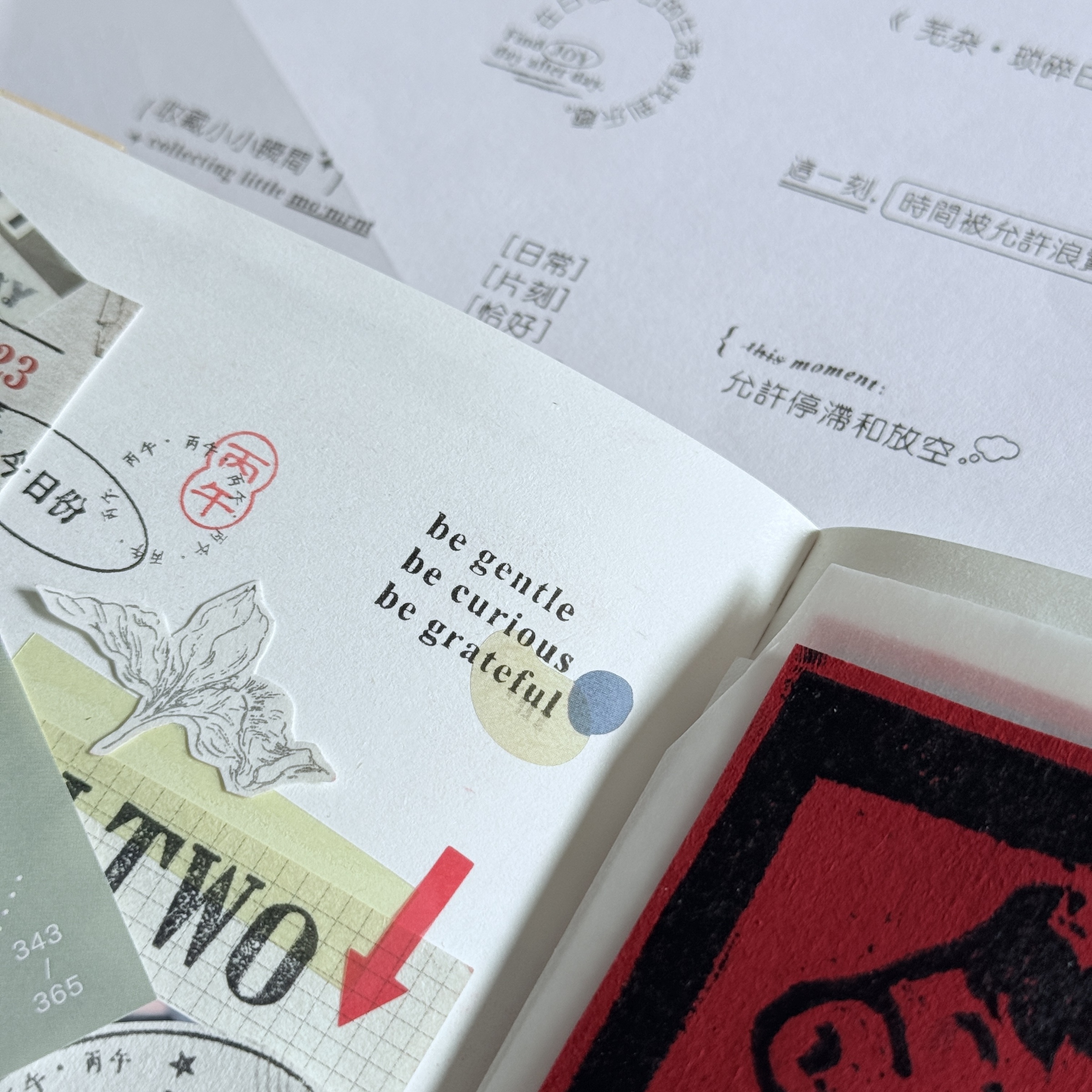 be gentle be curious be grateful