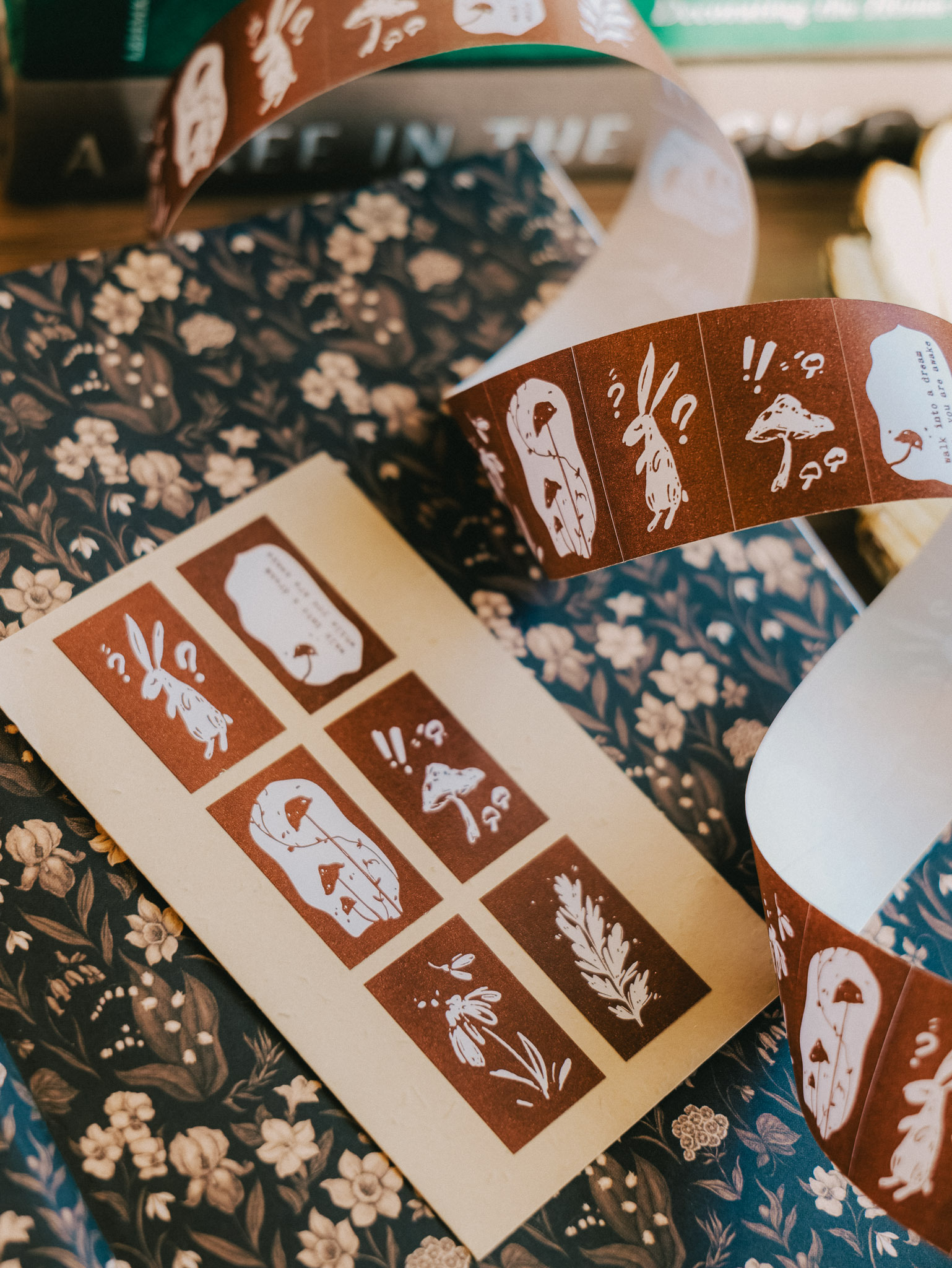 WT-063-Label-Sticker-Roll-Wonderland-Rabbits-6