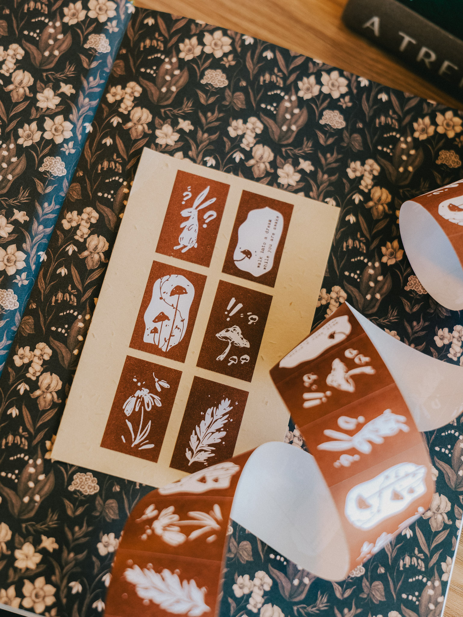 WT-063-Label-Sticker-Roll-Wonderland-Rabbits-7