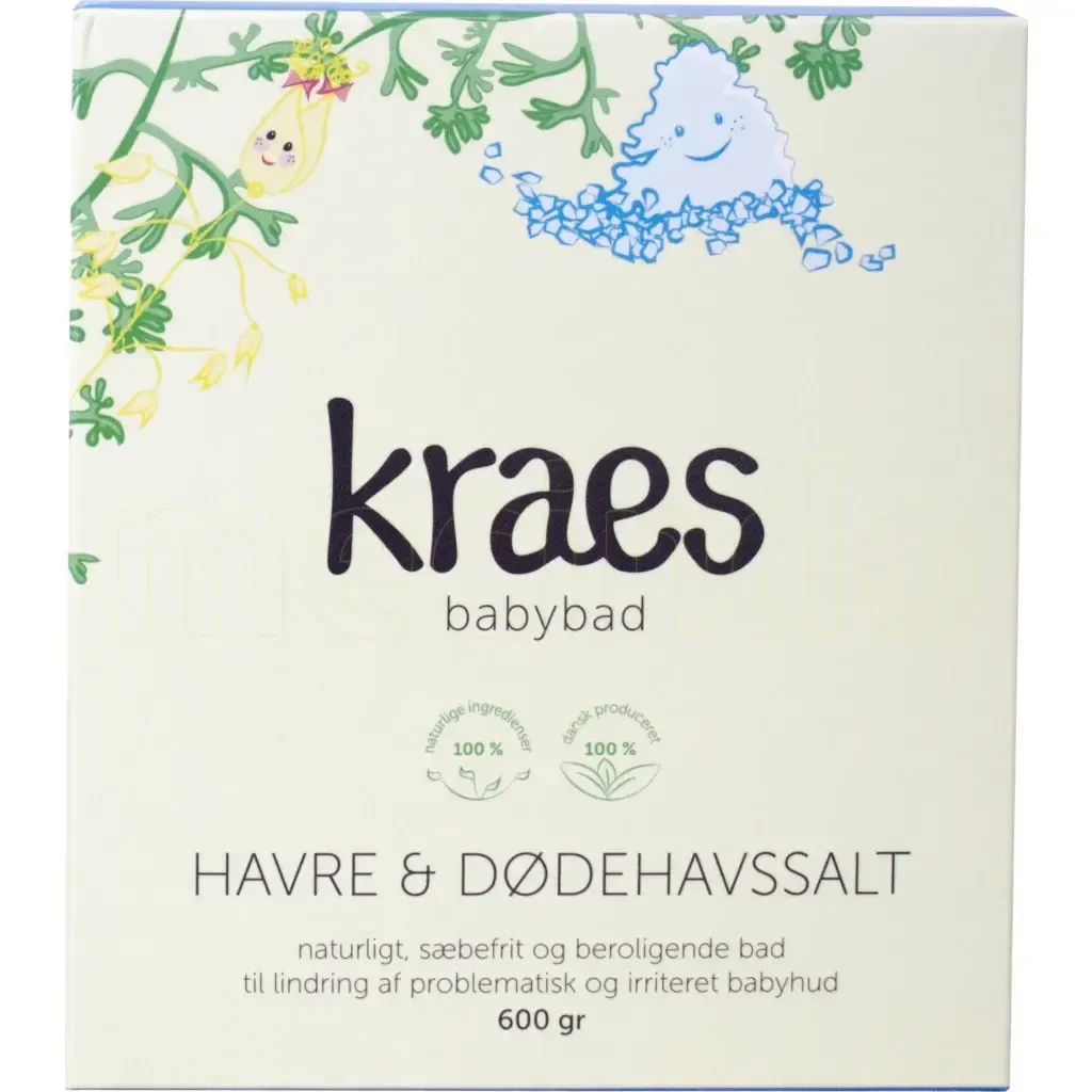 KRAES Babybad Havre & Dødehavssalt
