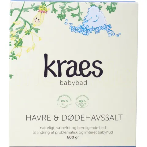 KRAES Babybad Havre & Dødehavssalt
