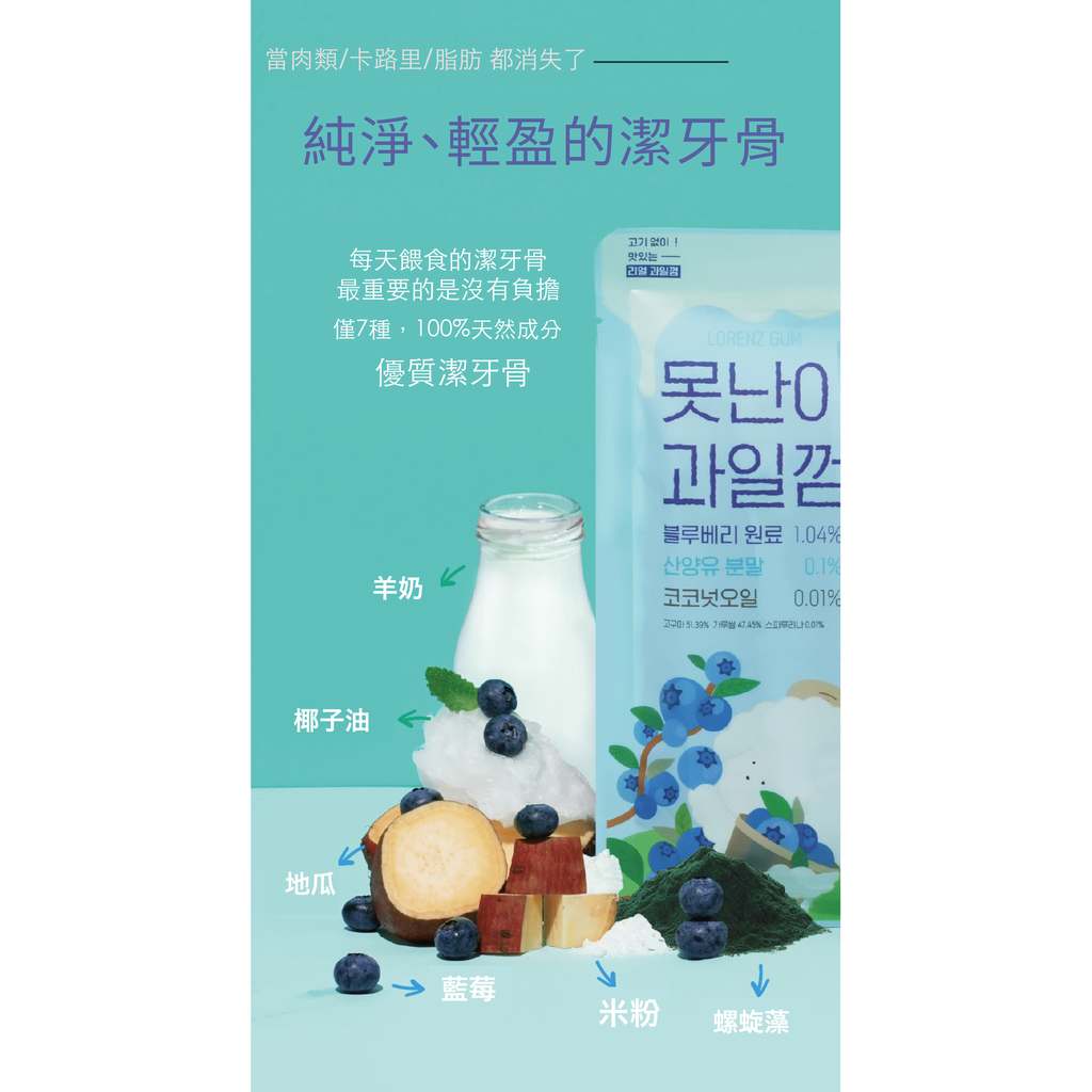 洛倫滋水果潔牙骨-藍莓山羊奶-11
