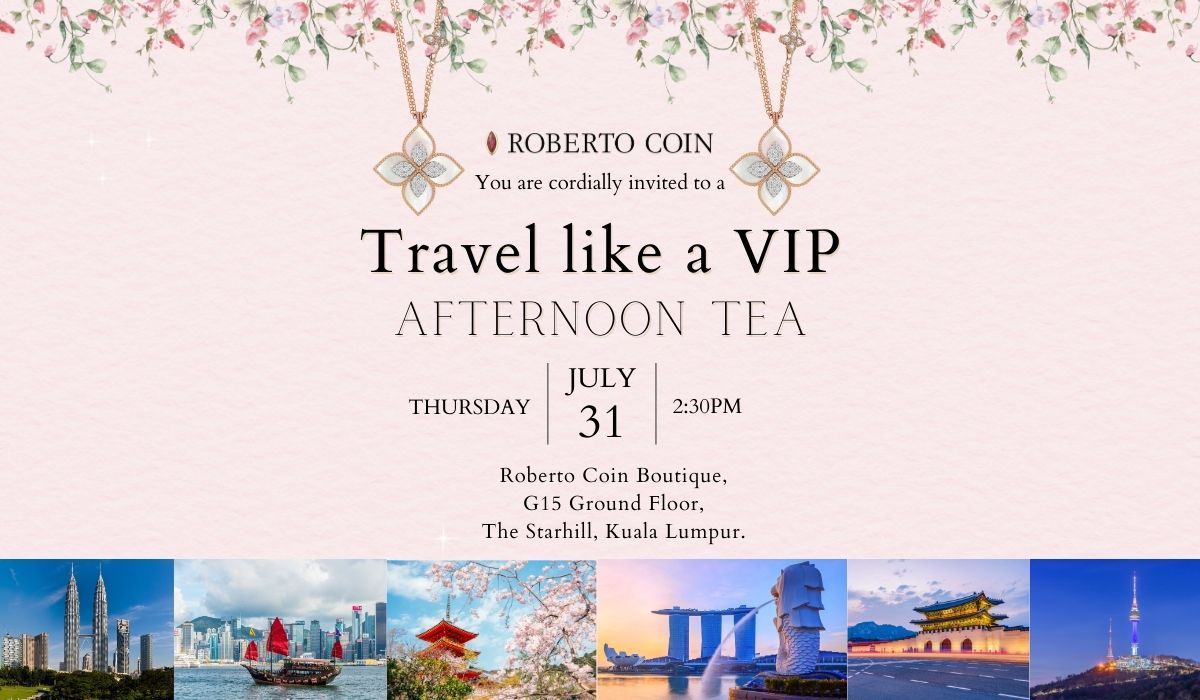 Travel like a VIP Afternoon Tea - 31 July 2025