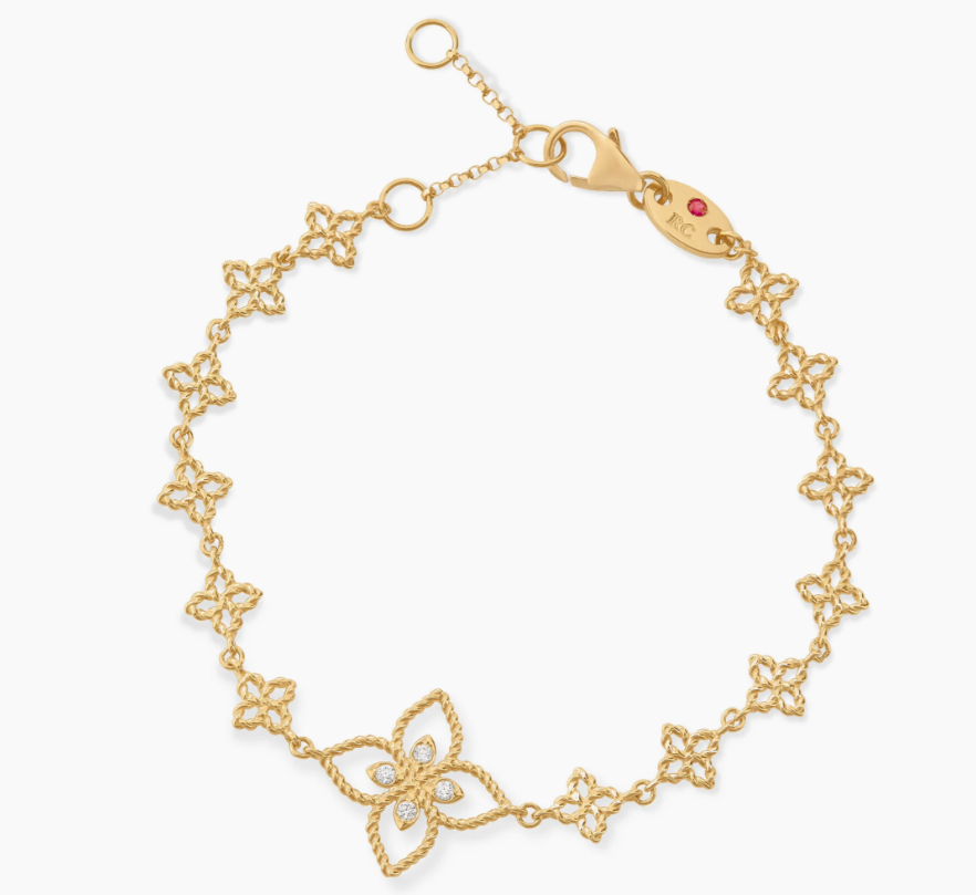 TINY PRINCESS BRACELET WITH DIAMONDS -1