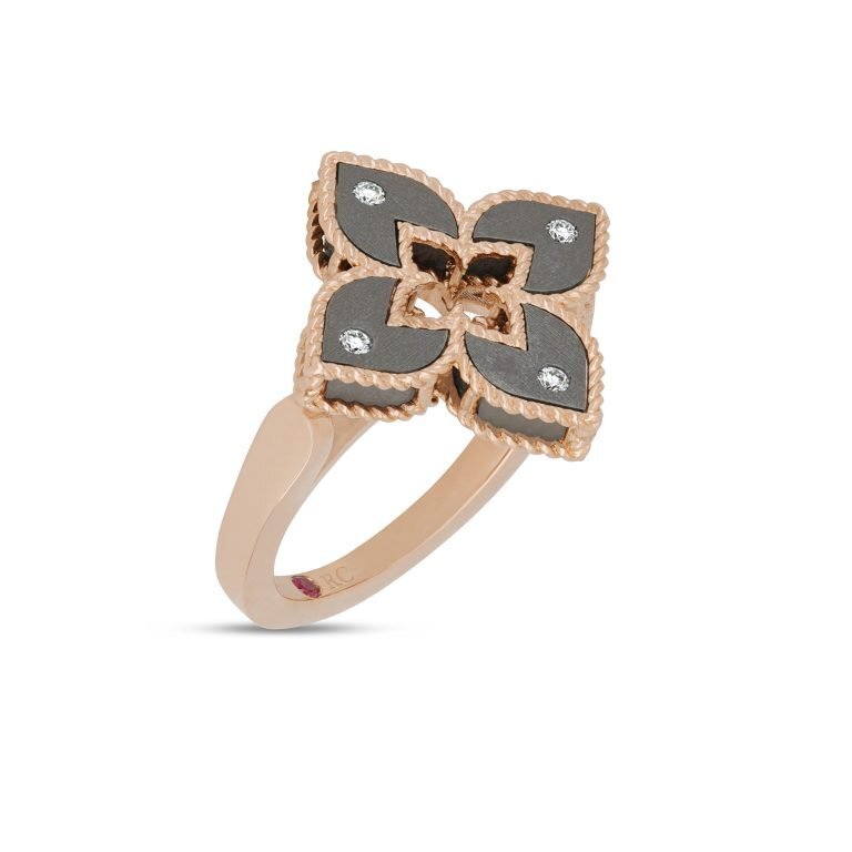 ROBERTO-COIN-VENETIAN-PRINCESS-RING-18K-ROSE-GOLD-AND-GREY-STYLE-TITANIUM-WITH-DIAMONDS-SMALL_ADR777RI3407_SIDE-768x768