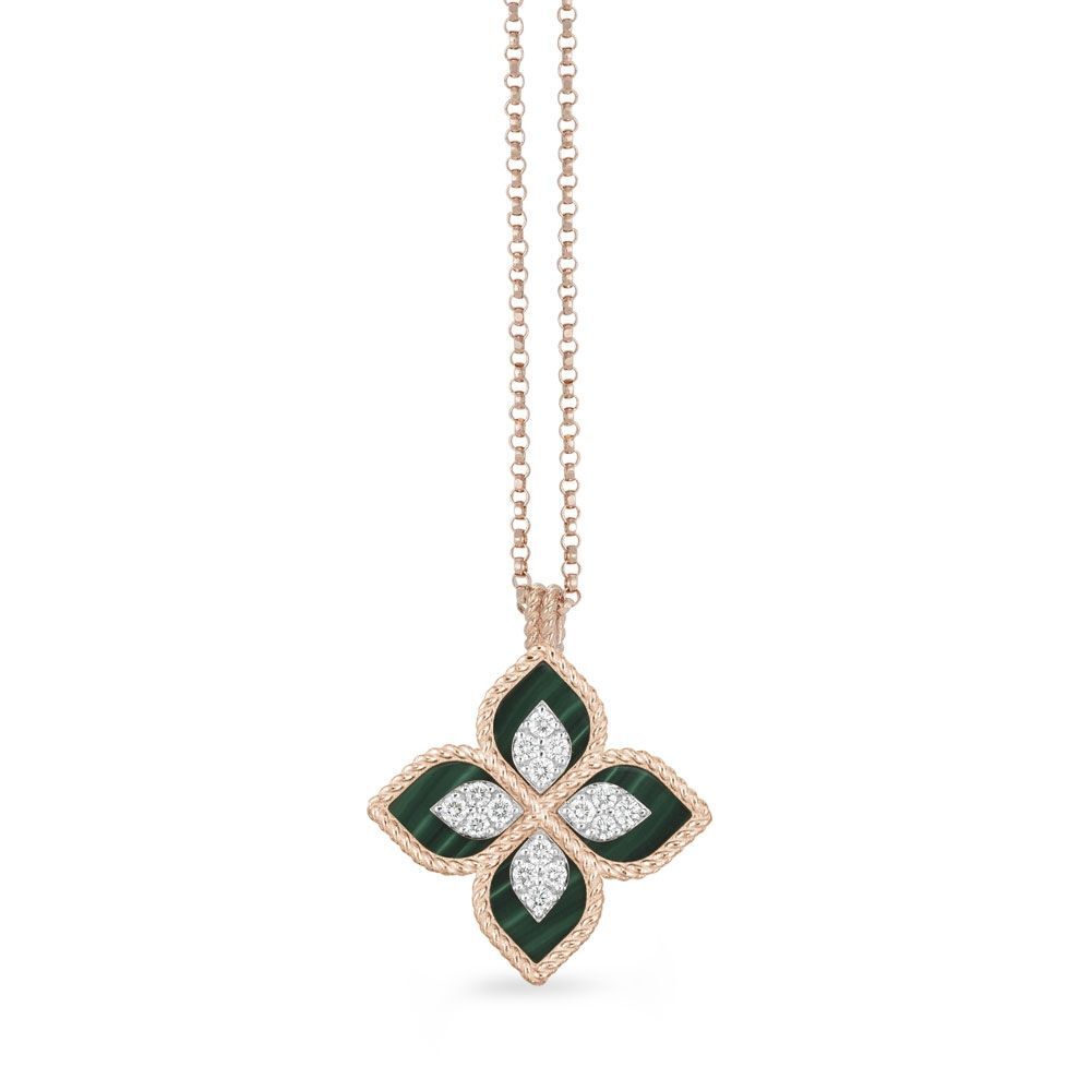 princess-flower-pendant-in-18kt-rose-gold-with-malachite-diamonds-small-version