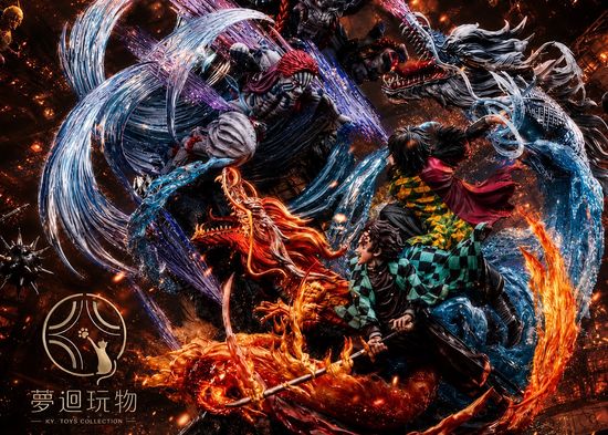 【GK預購】Hertz 炭治郎 水柱vs 猗窩座終局之戰 | 夢迴玩物