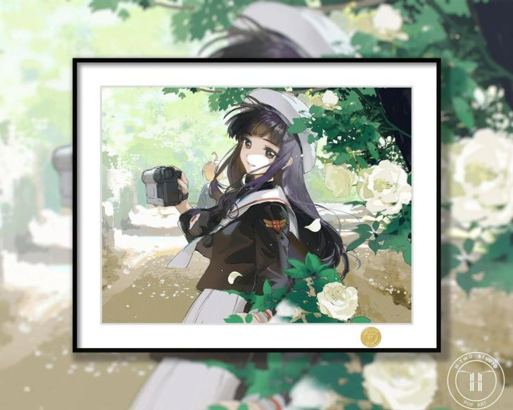 海外代購H2工作室_《大道寺知世》魔卡少女櫻百變小櫻裝飾畫_1