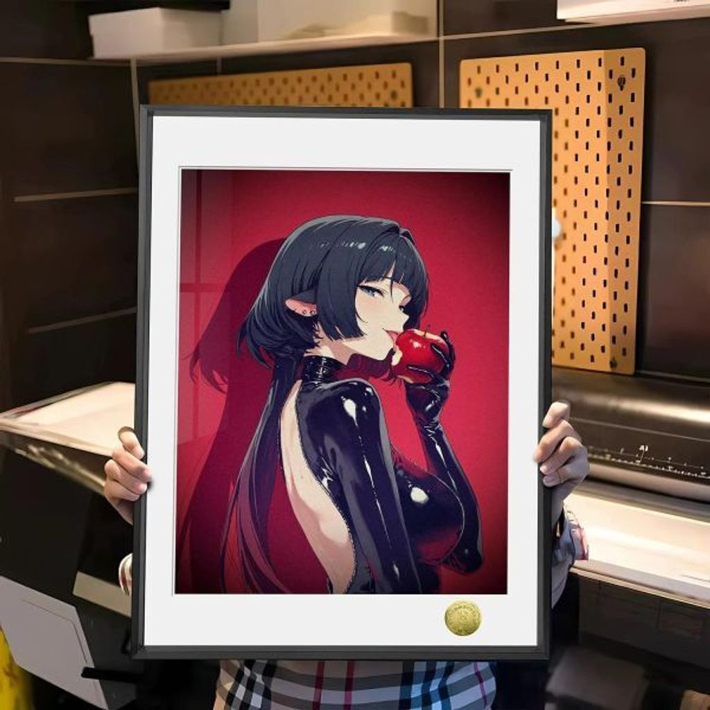 海外代購皇呱_《Jane紅蘋果》絕區零簡杜裝飾畫_午睡毯_地毯_1