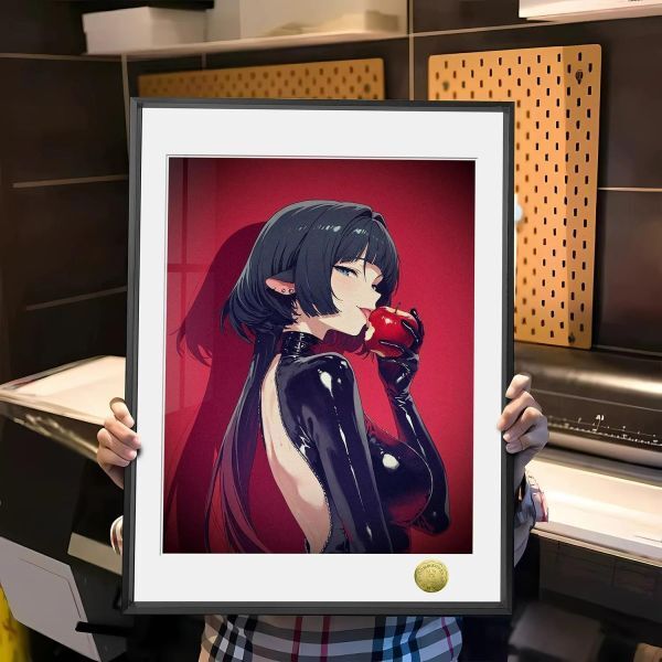 海外代購皇呱_《Jane紅蘋果》絕區零簡杜裝飾畫_午睡毯_地毯_1