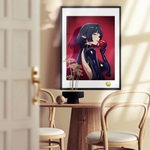 海外代購皇呱_《Jane紅蘋果》絕區零簡杜裝飾畫_午睡毯_地毯_2