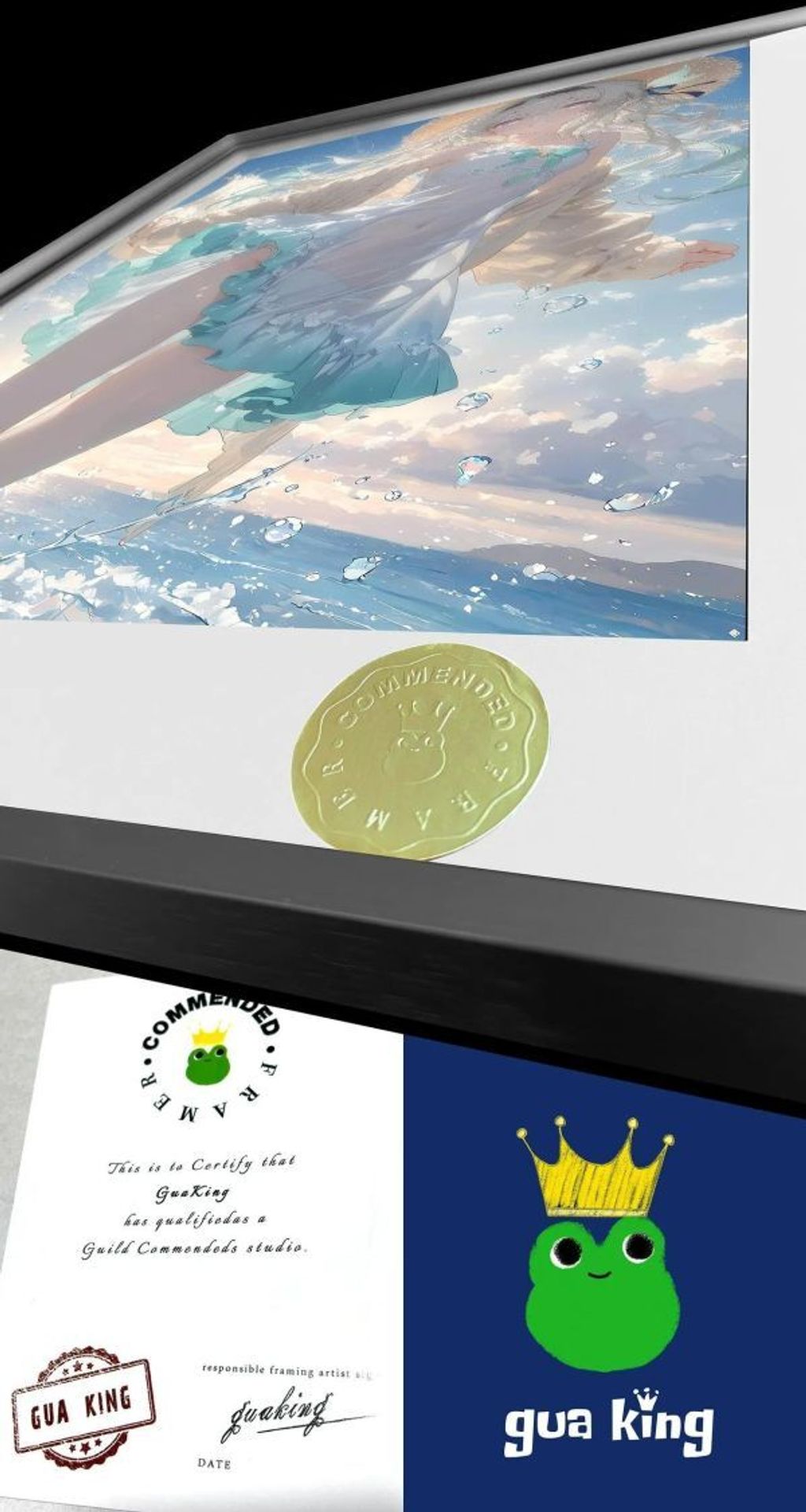 海外代購皇呱_《薄荷海風流螢》崩壞：星穹鐵道裝飾畫_午睡毯_地毯_6