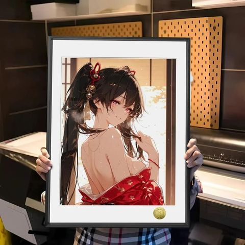 海外代購皇呱_《和服花火》崩壞：星穹鐵道裝飾畫_午睡毯_地毯_1