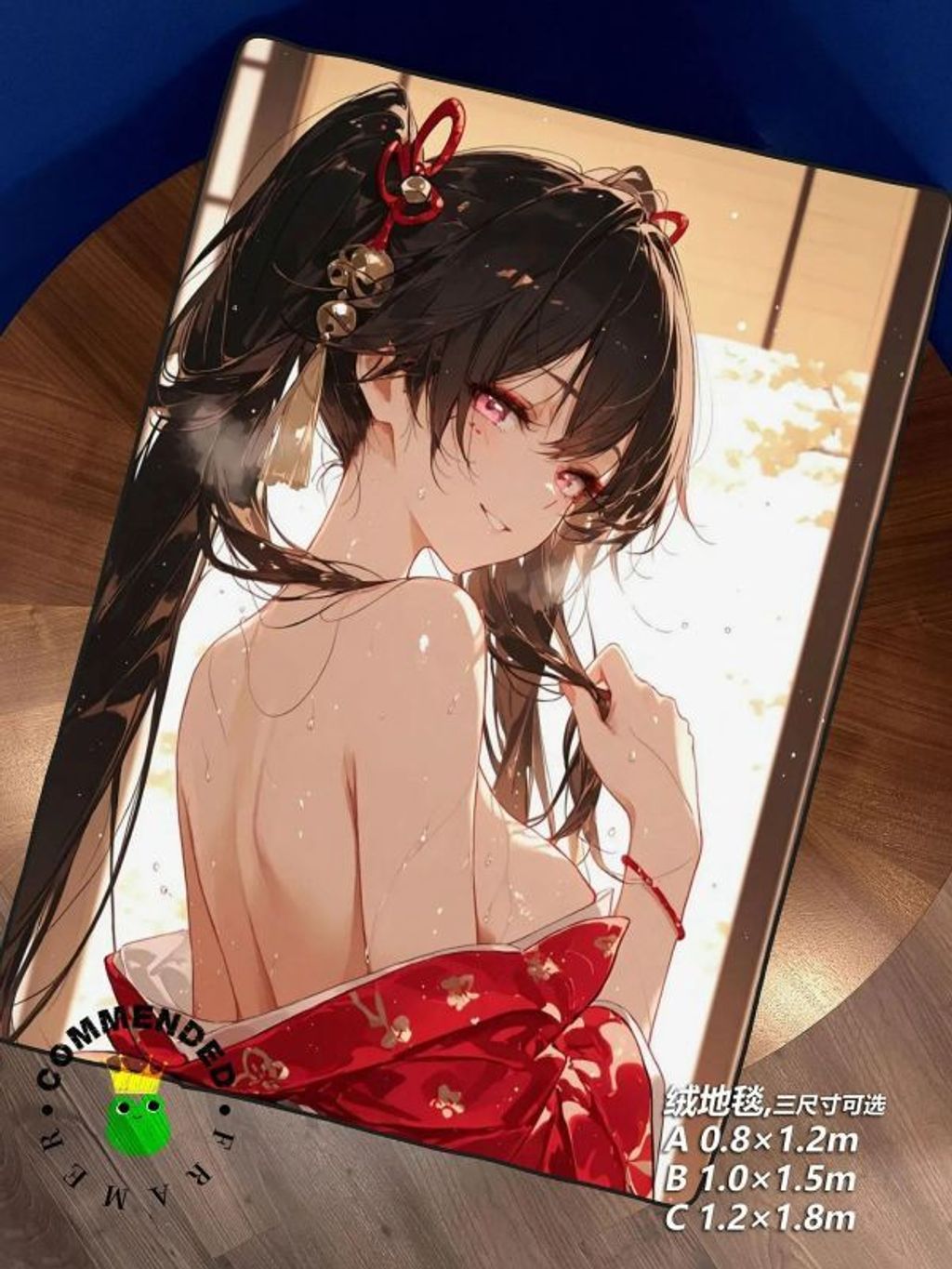 海外代購皇呱_《和服花火》崩壞：星穹鐵道裝飾畫_午睡毯_地毯_3