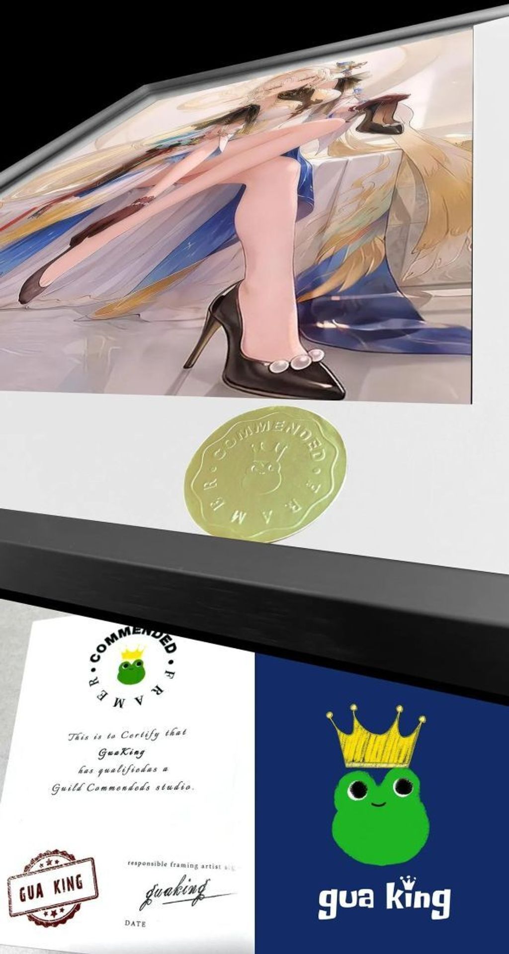海外代購皇呱_《羽履閒時》鳴潮穗穗羽履閒時裝飾畫_午睡毯_地毯_6