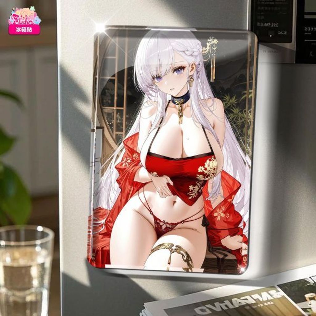 海外代購阿喵畫社_中式旗袍_貝爾法斯特-碧藍航線_新品12K超清主題裝飾週邊_床_7