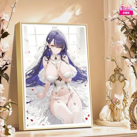 海外代購阿喵畫社_花嫁_婚紗_特拉法爾加-碧藍航線_新品12K超清主題裝飾週邊__2