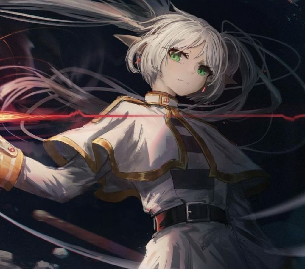 海外代購H2_《魔法芙莉蓮》葬送的芙莉蓮Frieren動畫二次元裝飾畫_3