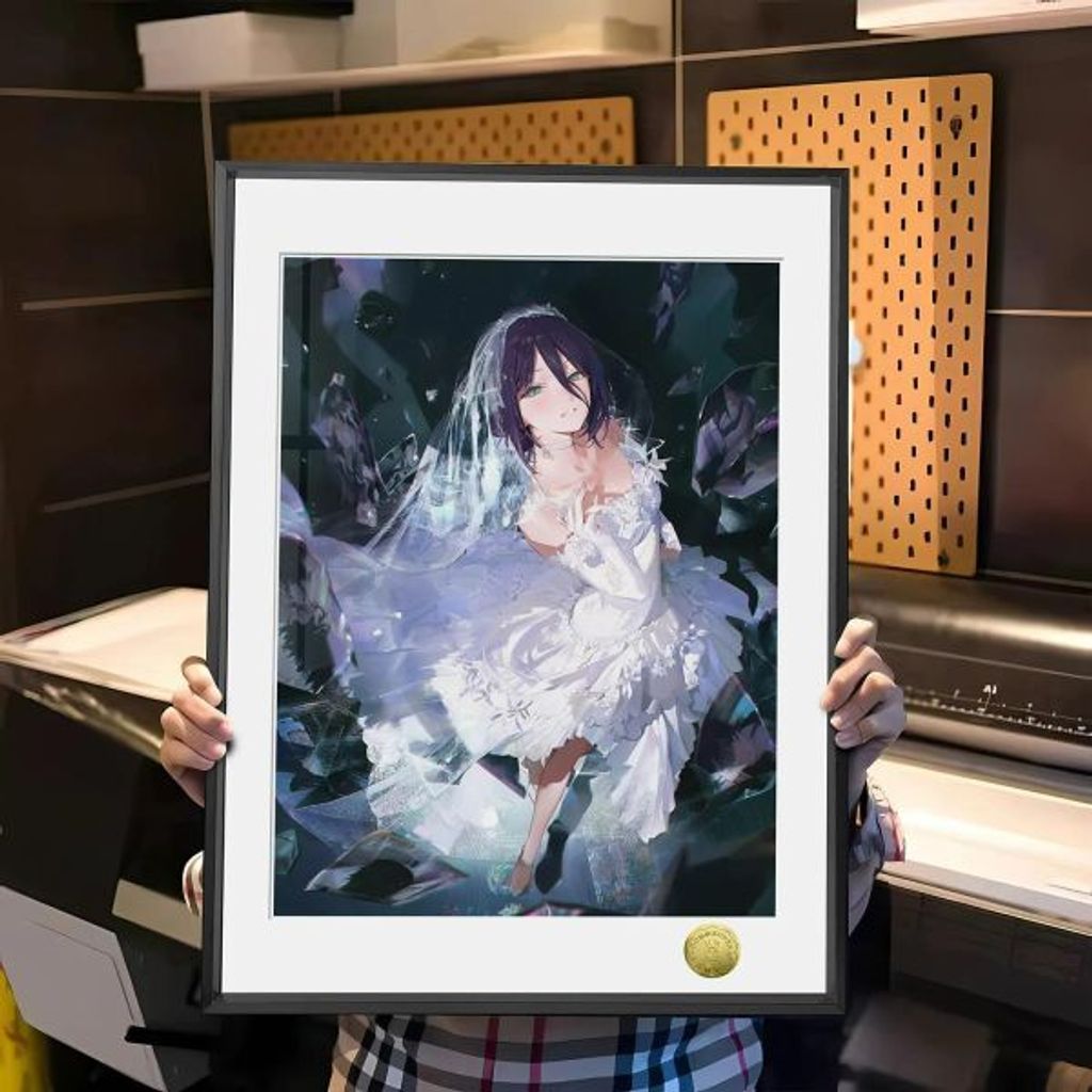 海外代購皇呱_《蕾塞的純白誓約》電鋸人裝飾畫_午睡毯_地毯_1