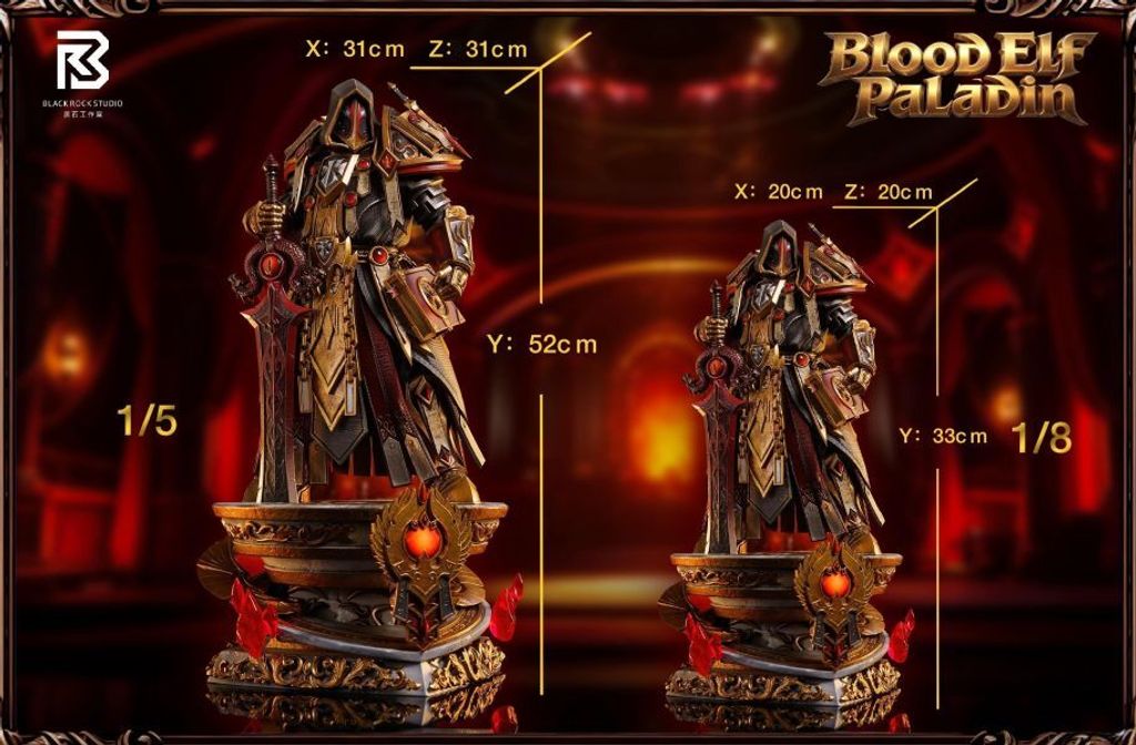 預定BRS_黑石_經典舊世系列系列第一彈_T2血精靈聖騎士審判套_8