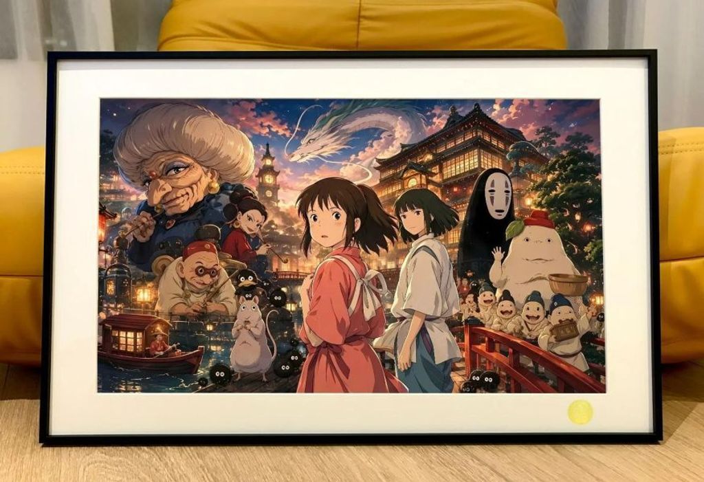 海外代購星空_《千與千尋大合集》神隱少女宮崎駿裝飾畫_1