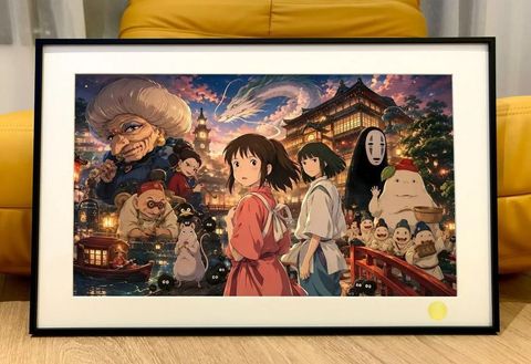 海外代購星空_《千與千尋大合集》神隱少女宮崎駿裝飾畫_1