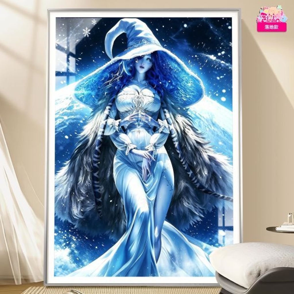 海外代購阿喵畫社_月之女王_菈妮-艾爾登法環_新品12K超清主題裝飾週邊_床頭地_1