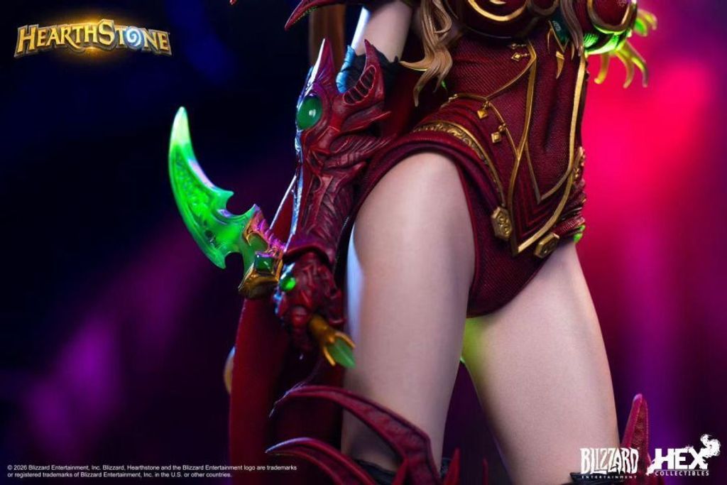 預定Blizzard_暴雪_遊戲官方正版週邊爐石戰記瓦莉拉‧薩古納爾16館藏雕像_4