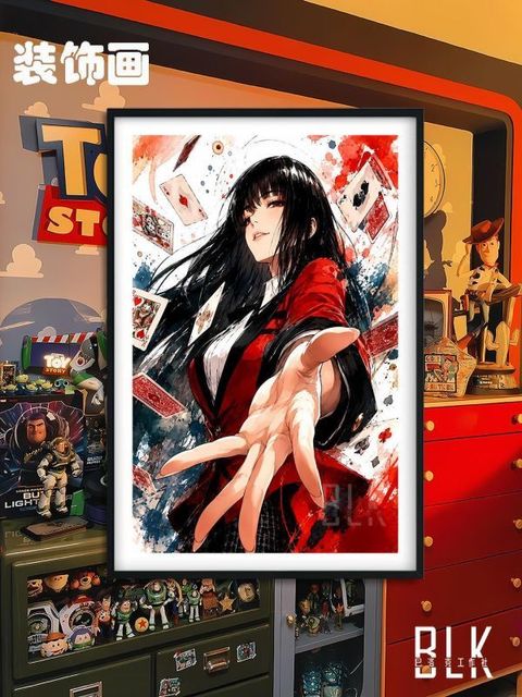 海外代購巴洛克_《蛇喰夢子》狂賭之淵鈴井涼太早乙女芽亞裡綺羅莉動漫裝飾畫冰箱貼_1