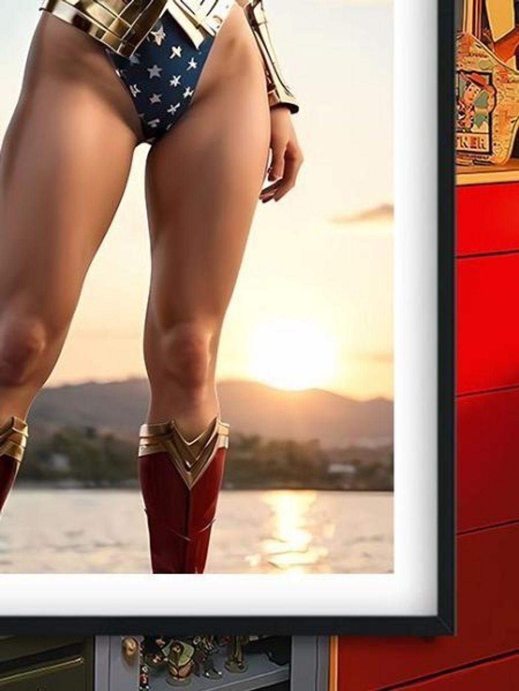 海外代購巴洛克_《湖邊神力女超人》Wonder_Woman神力女超人正義聯盟DC_3