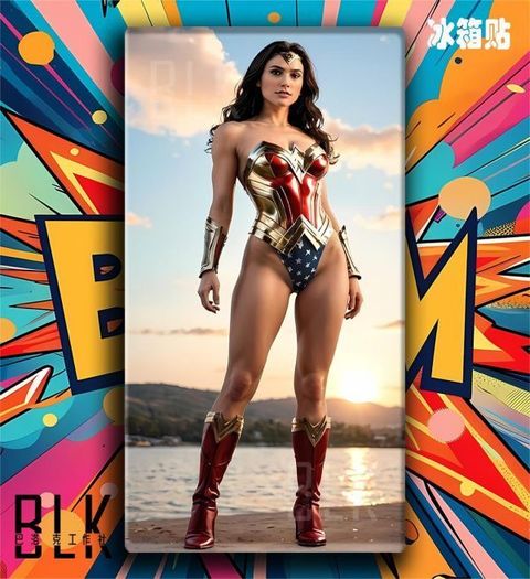 海外代購巴洛克_《湖邊神力女超人》Wonder_Woman神力女超人正義聯盟DC_5