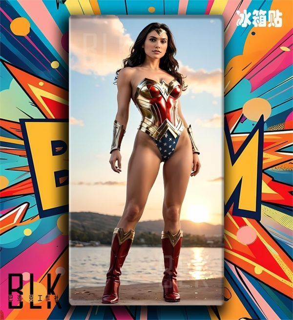 海外代購巴洛克_《湖邊神力女超人》Wonder_Woman神力女超人正義聯盟DC_5