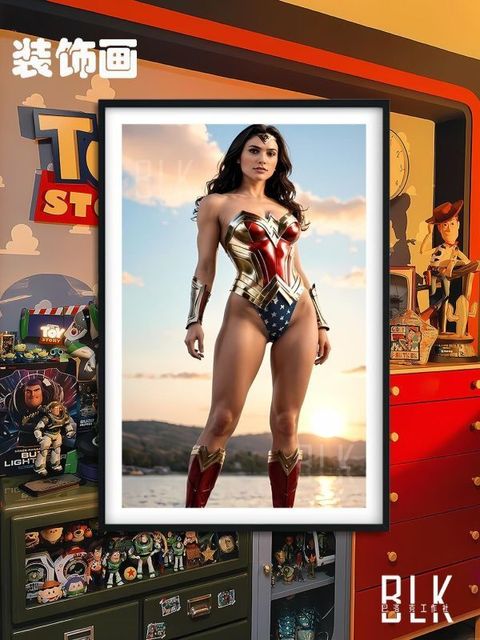 海外代購巴洛克_《湖邊神力女超人》Wonder_Woman神力女超人正義聯盟DC_1