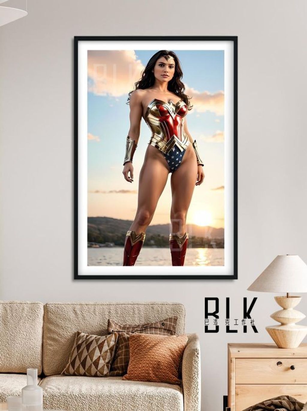 海外代購巴洛克_《湖邊神力女超人》Wonder_Woman神力女超人正義聯盟DC_2