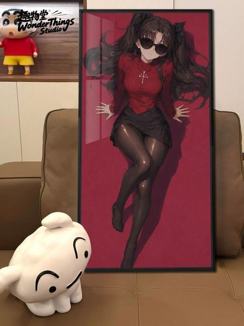 海外代購趣物堂_《酷姐遠阪凜》Fate魔術師晶瓷畫背景牆裝飾畫_1
