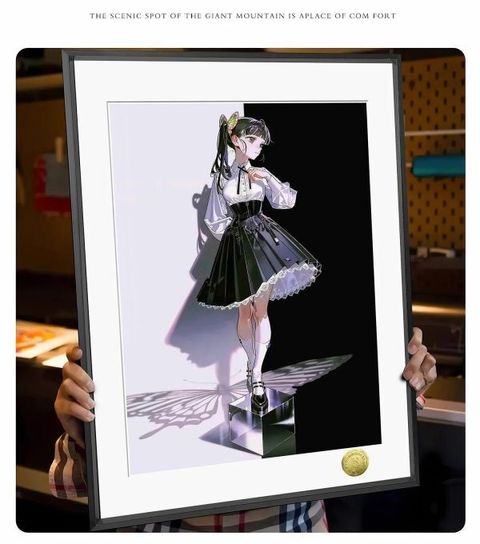 海外代購皇呱_《暗黑甜酷香奈乎》鬼滅之刃暗裝飾畫_地毯_午睡毯_4