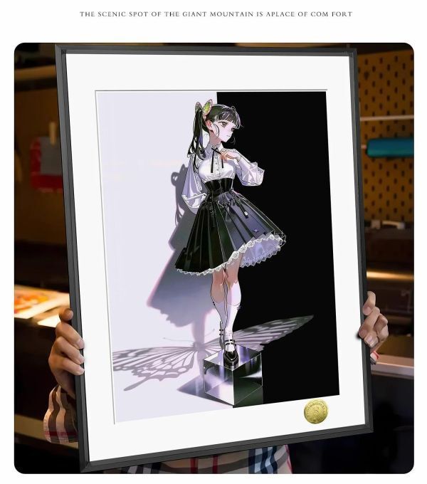 海外代購皇呱_《暗黑甜酷香奈乎》鬼滅之刃暗裝飾畫_地毯_午睡毯_4