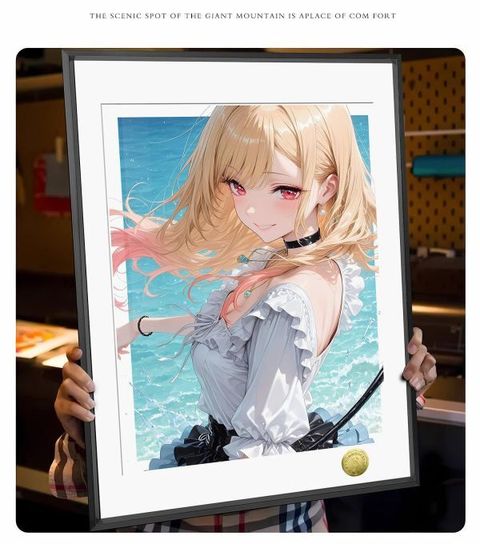 海外代購皇呱_《夏日海夢》_更衣人偶墜入愛河喜多川海夢同人周邊裝飾畫_午睡毯_地_2