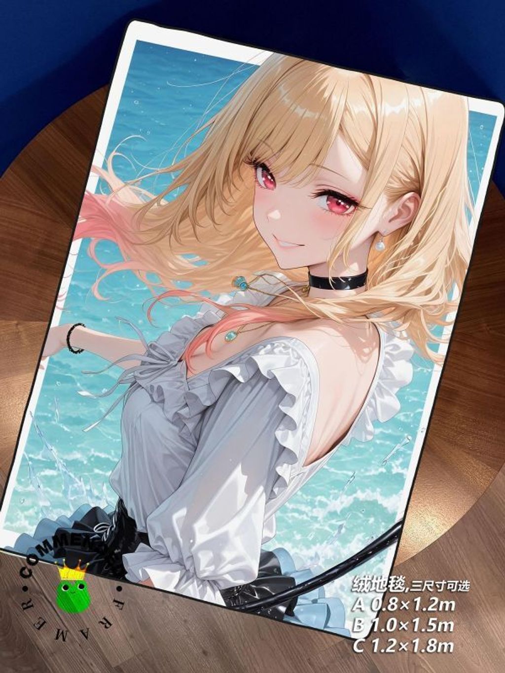 海外代購皇呱_《夏日海夢》_更衣人偶墜入愛河喜多川海夢同人周邊裝飾畫_午睡毯_地_5