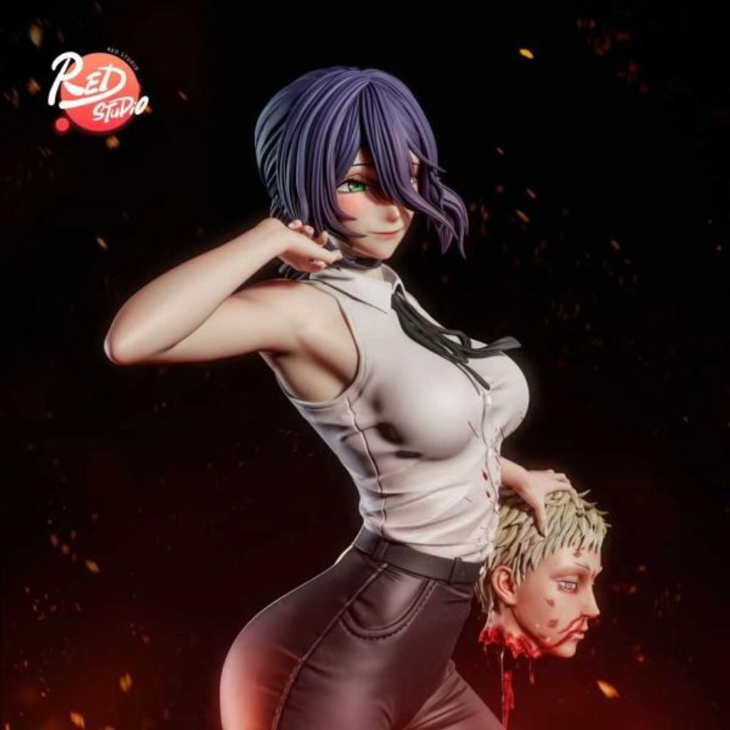 R18-預定Red_女雕系列第五彈_《電鋸人》系列共鳴_溫柔與冷面的矛盾體－蕾塞_6