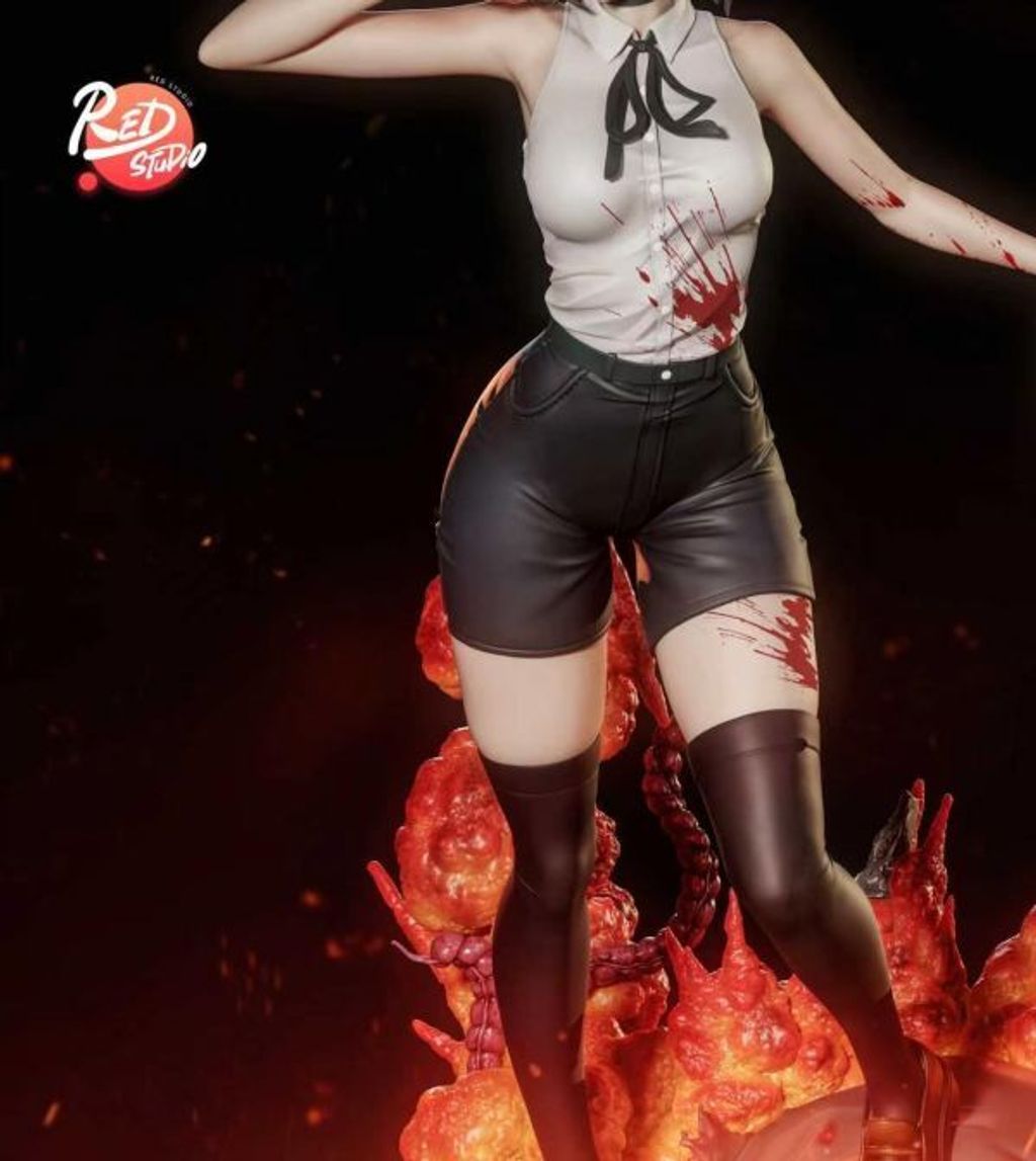 R18-預定Red_女雕系列第五彈_《電鋸人》系列共鳴_溫柔與冷面的矛盾體－蕾塞_5