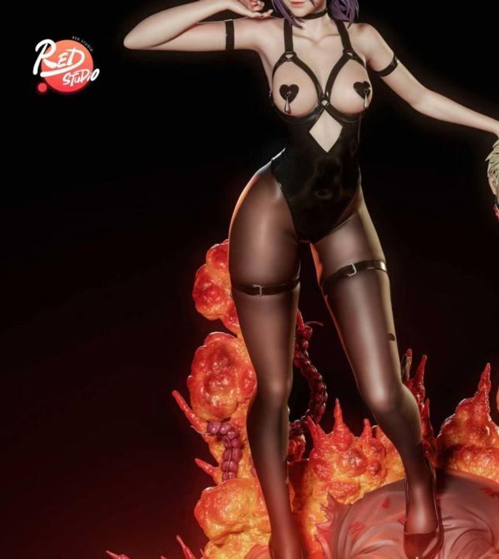 R18-預定Red_女雕系列第五彈_《電鋸人》系列共鳴_溫柔與冷面的矛盾體－蕾塞_9