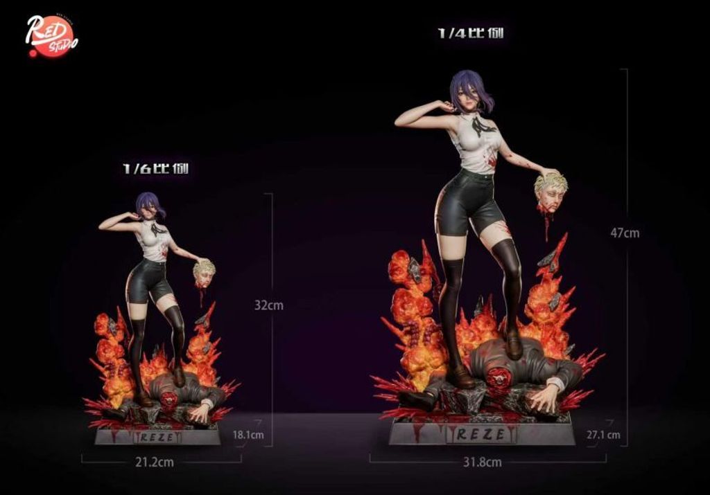 R18-預定Red_女雕系列第五彈_《電鋸人》系列共鳴_溫柔與冷面的矛盾體－蕾塞_3