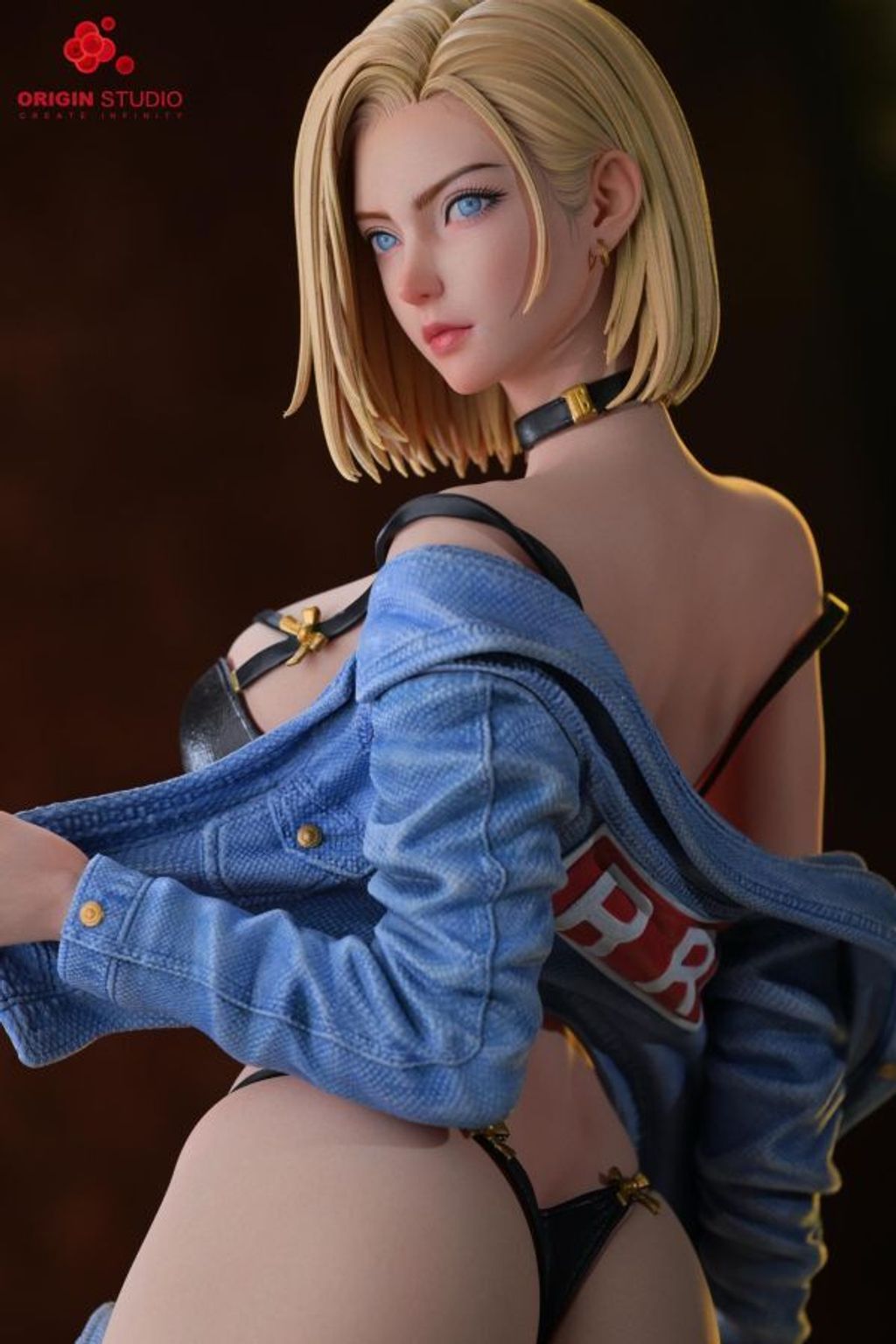 預定ORIGIN_輕雕像女性格鬥家3_金髮女戰士_1