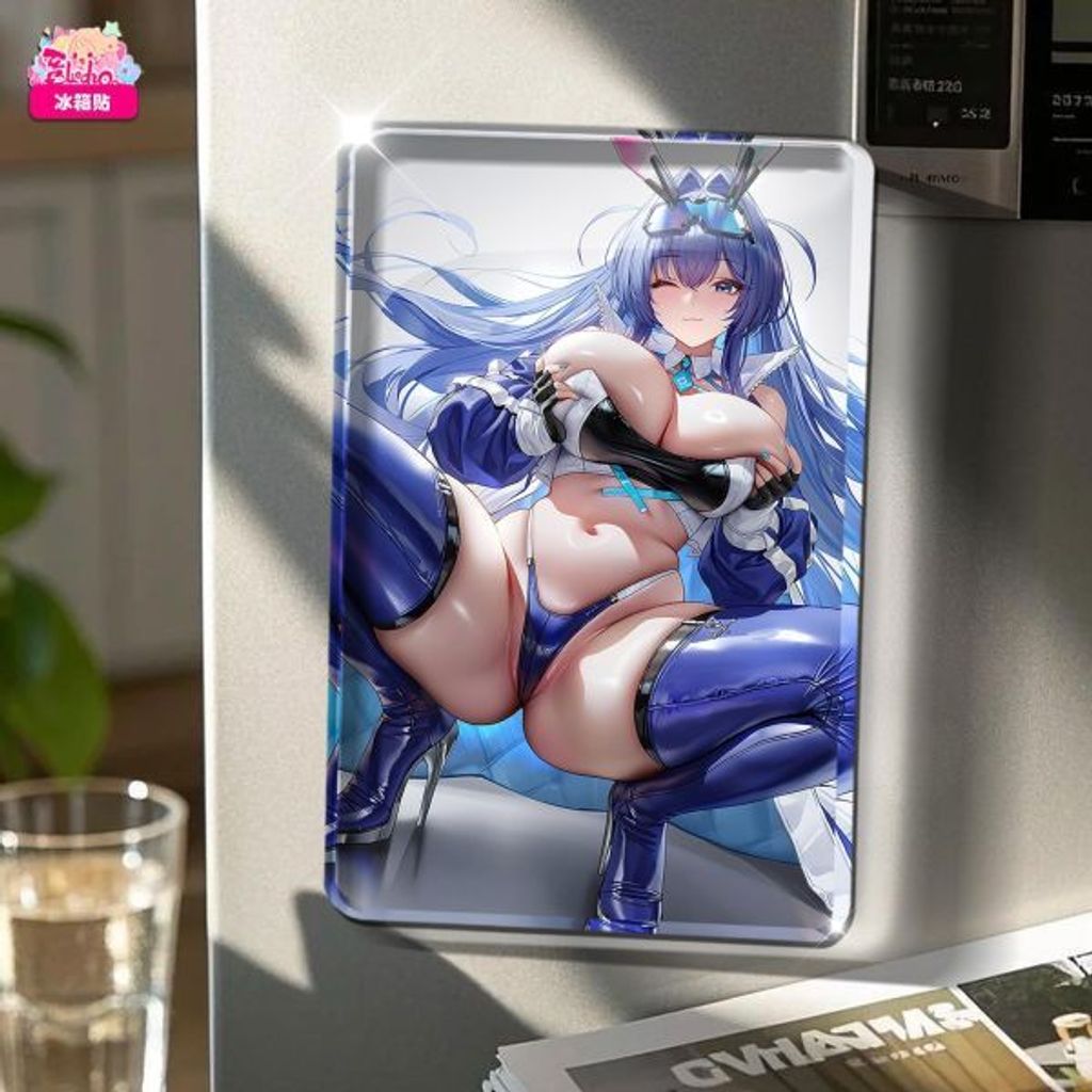 海外代購阿喵畫社_動漫冰箱貼第一百三十二彈新澤西純享款_高透亞克力磁吸冰箱貼_3