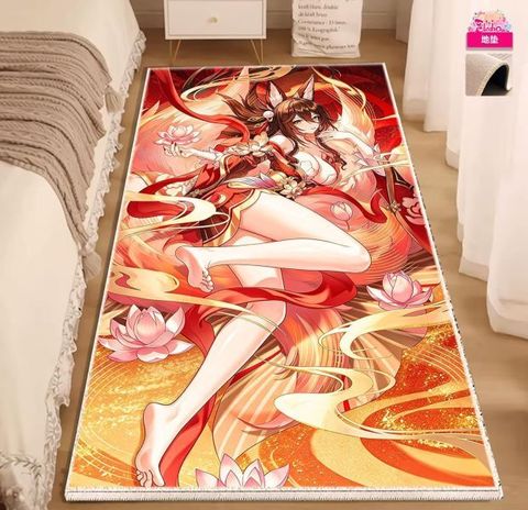 海外代購阿喵畫社_蓮花古韻_停雲_新品12K主題超清裝飾畫_地墊_冰箱貼_2