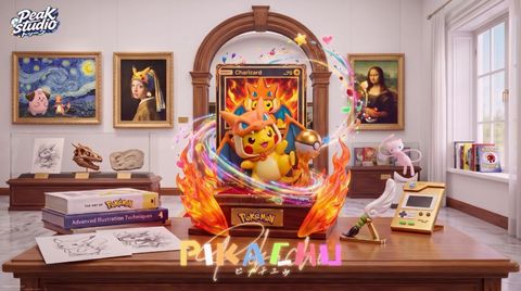 預定Peak_噴火龍披風皮卡丘_1