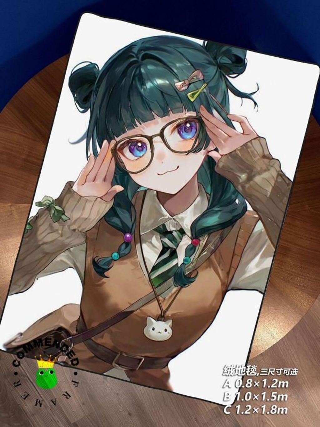 海外代購皇呱_《學園俏皮貓貓》_藥屋少女的呢喃學園俏皮貓貓同人周邊裝飾畫_午睡毯_3