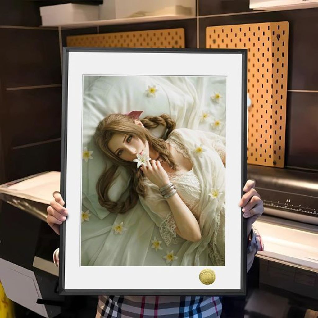 海外代購皇呱_《花眠愛麗絲》_最終幻想_7花眠愛麗絲同人周邊裝飾畫_午睡毯_地毯_1